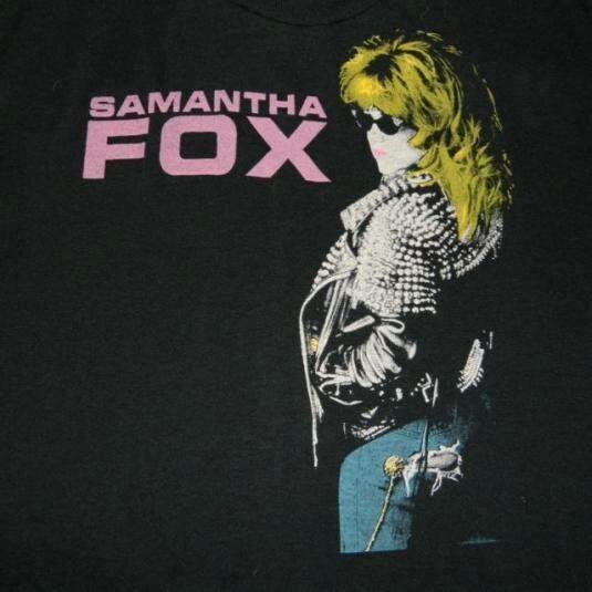 SAMANTHA FOX I WANNA HAVE SOME FUN TOUR T-Shirt AM286