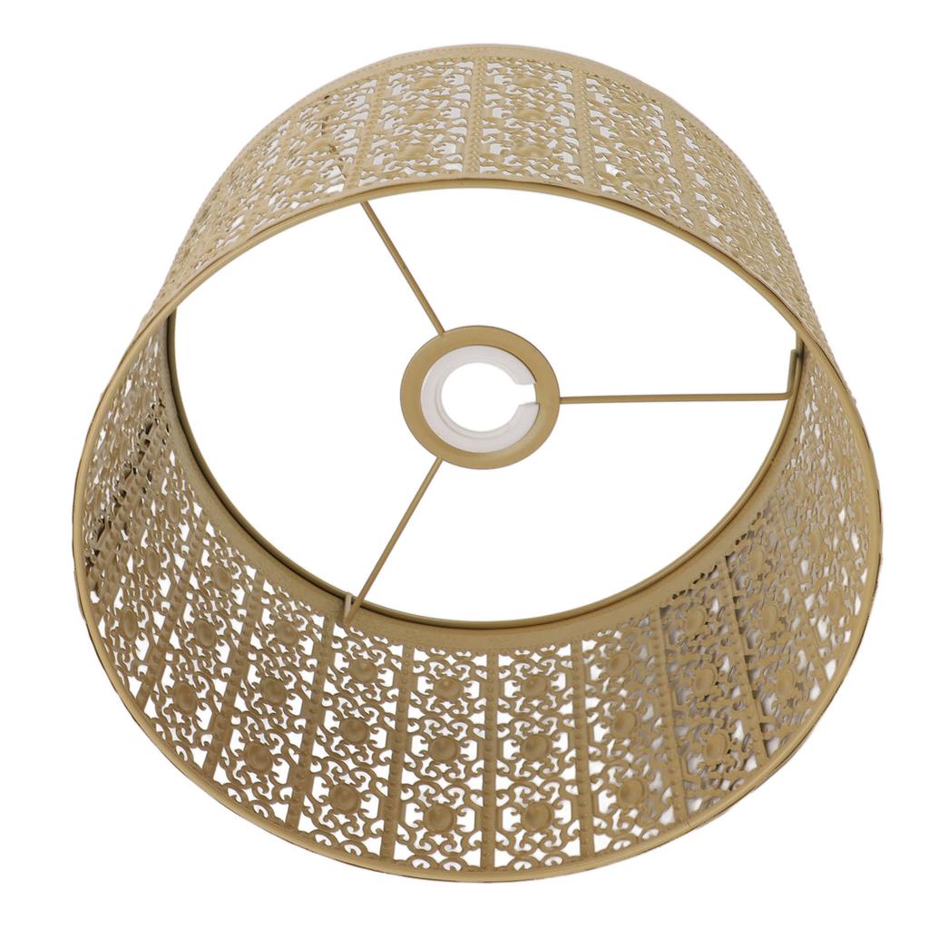Lamp Shade Hollow Out Metal E27 E14 Clip On Easy Installation Durable Lamp Cover for Table Bedroom