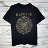 Refused Hardcore Metal Band Graphic Tour T-Shirt 1side BL1000