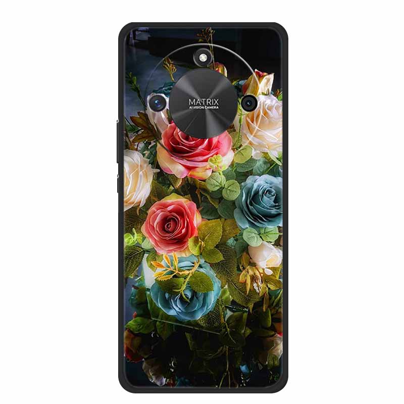 Чехол для телефона Honor X60 5G Задняя крышка Чехол HonorX60 Черный Силиконовый Мягкий Funda Для Honor X9c Умный чехол HonorX9c Умный Coque Сумка