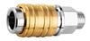 Quick connector for compressor with 1/4" external thread