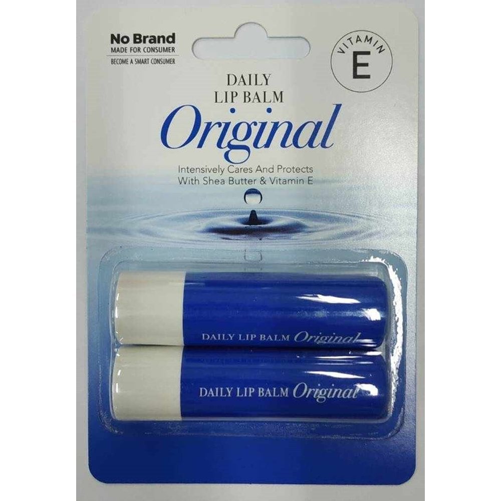 NO BRAND Ежедневный бальзам для губ Original Двойная упаковка