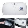 Valve Stems Caps Car Windshield Sun Shade Visor UV Protection Shield For VW Volkswagen GTI Polo Golf Passat Tiguan Arteon Touare zd6