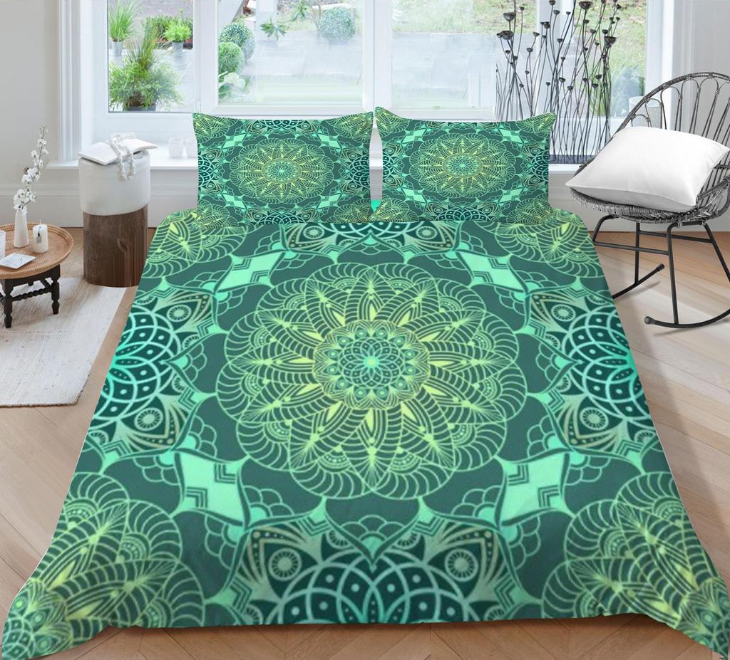 3D Duvet Cover Bohemian Highend Printing Bedding Cover Set Polyester Queen Single Size Boy Girl Luxury Quilt Cover