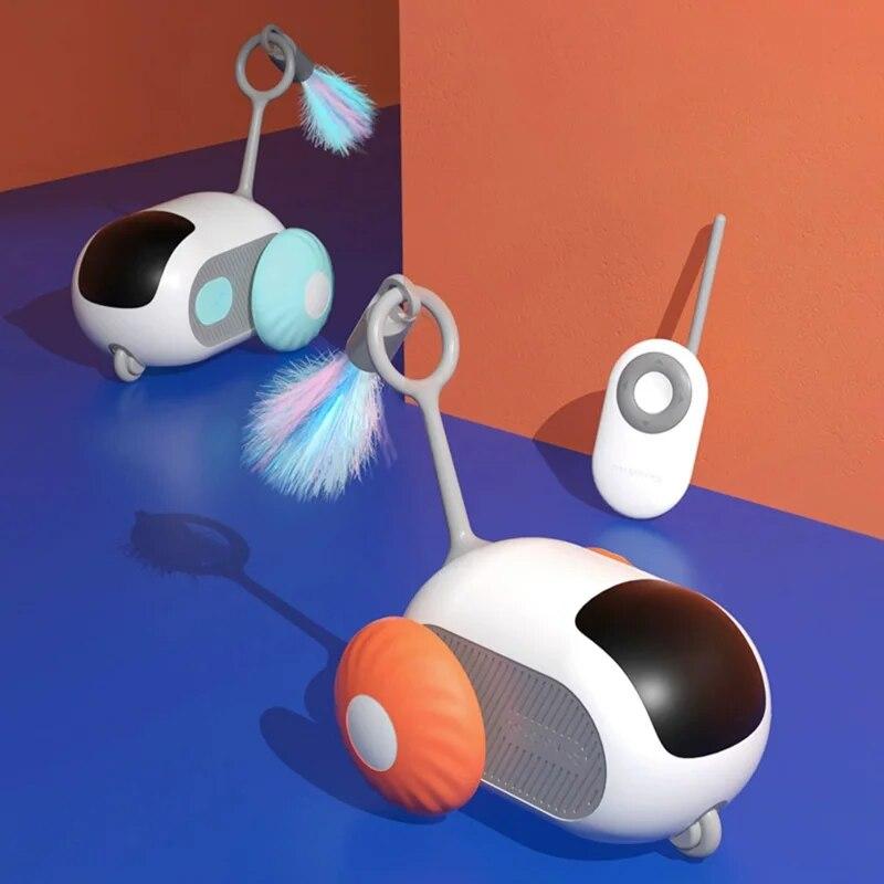 Умная игрушка для кошек с дистанционным управлением, 2 режима, автоматическое перемещение кошки, интерактивная игрушка, забавная электронная игрушка для дрессировки котят, электронные товары для домашних животных