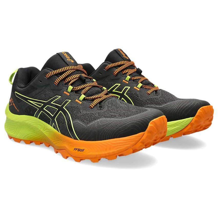 Asics Кроссовки Gel Trabuco 11 Черный Неоновый Лайм Мужские 1011B605-002