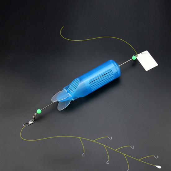 Large Capacity Compact Size Portable Fishing Reusable Luminous Bait Trap Cage