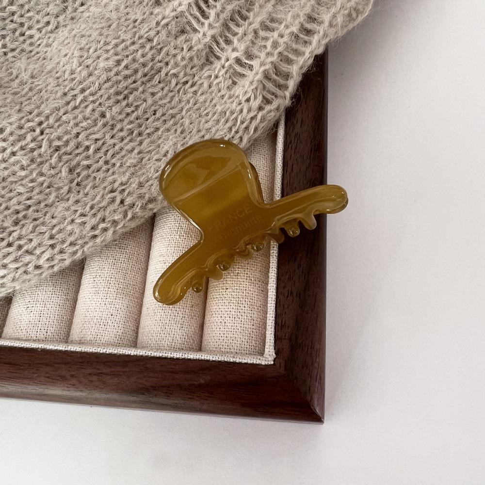 Korean Style Small Shark Clip Colorful Acetic Acid Side Clip Cute Acetic Acid Hair Claw  Children