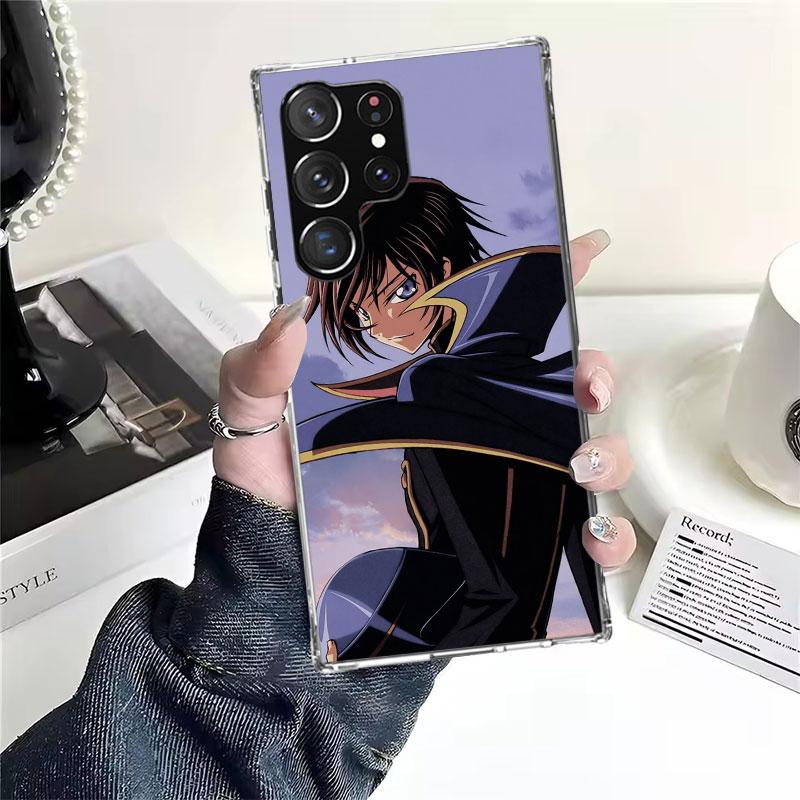 Мягкий чехол для телефона с аниме Code Geass для Samsung Galaxy S22 S23 S24 S25 Edge S26 Ultra S20 FE S21 Plus + Fundas Coque Galaxy S20 S21