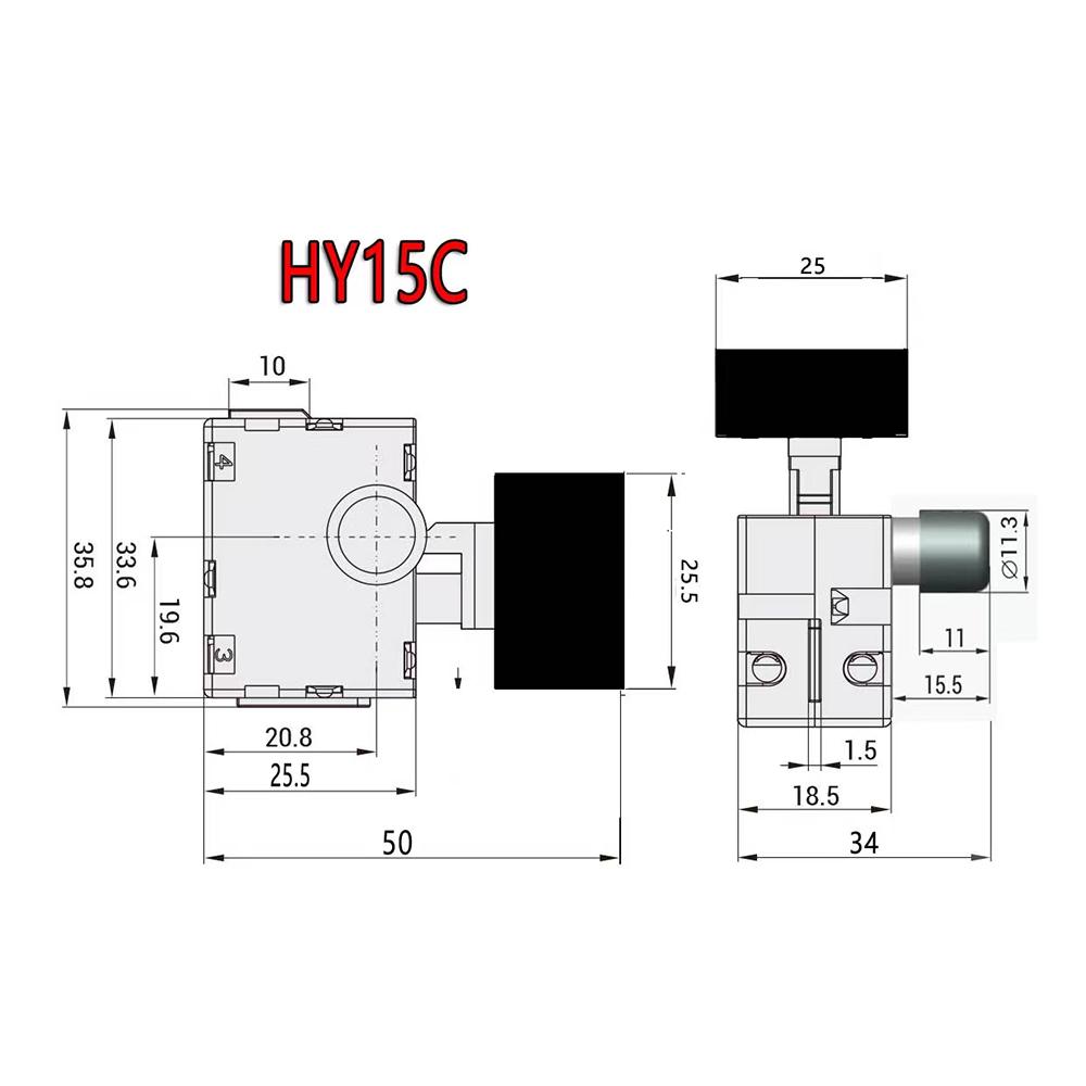 Триггерные переключатели HY15C Электрический кнопочный переключатель для дрели HY15 125/250 В
