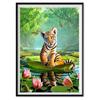 5D Diy алмазная живопись животное тигр мозаика украшение дома имитация вышивки крестом ремесла могут быть настроены