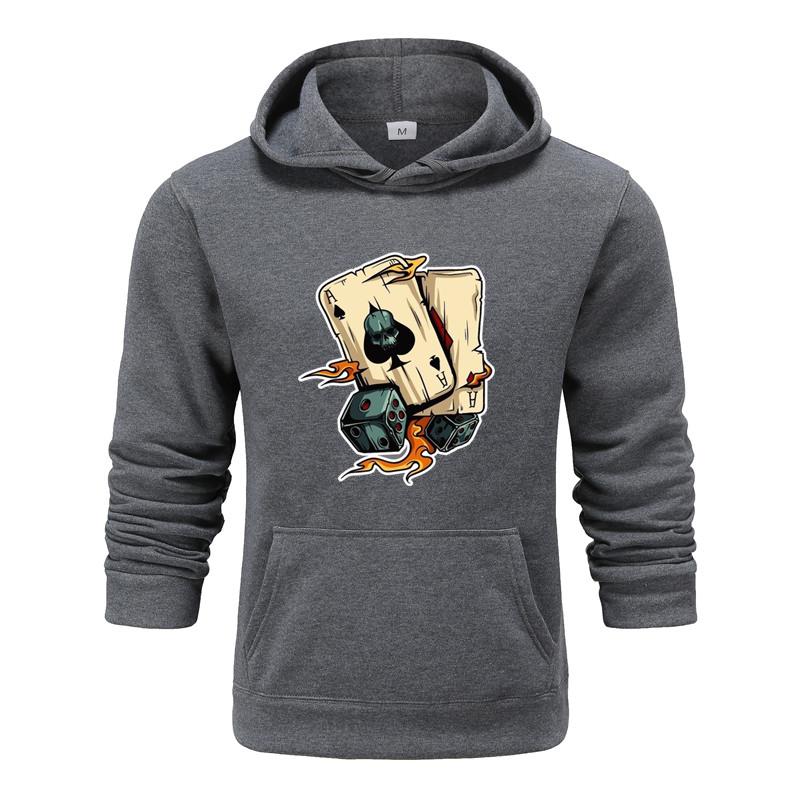 Осенне-зимняя новая индивидуальная одежда с принтом для мужчин и женщин, толстовка с капюшоном для любителей, пуловер для бега, спортивная толстовка