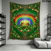Coins&Rainbows Wall Tapestry Aesthetic Wall Hanging Printed Fabric Blanket Decorative Tapestries for Bedroom Living Room Home Decor