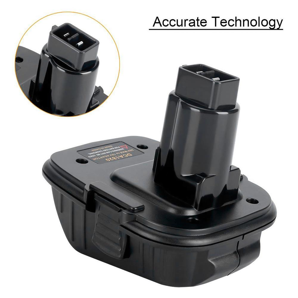 20V Battery Adapter DCA1820 for Dewalt 18V Tools Convert Dewalt 20V Lithium Battery for Dewalt 18V Battery DC9096