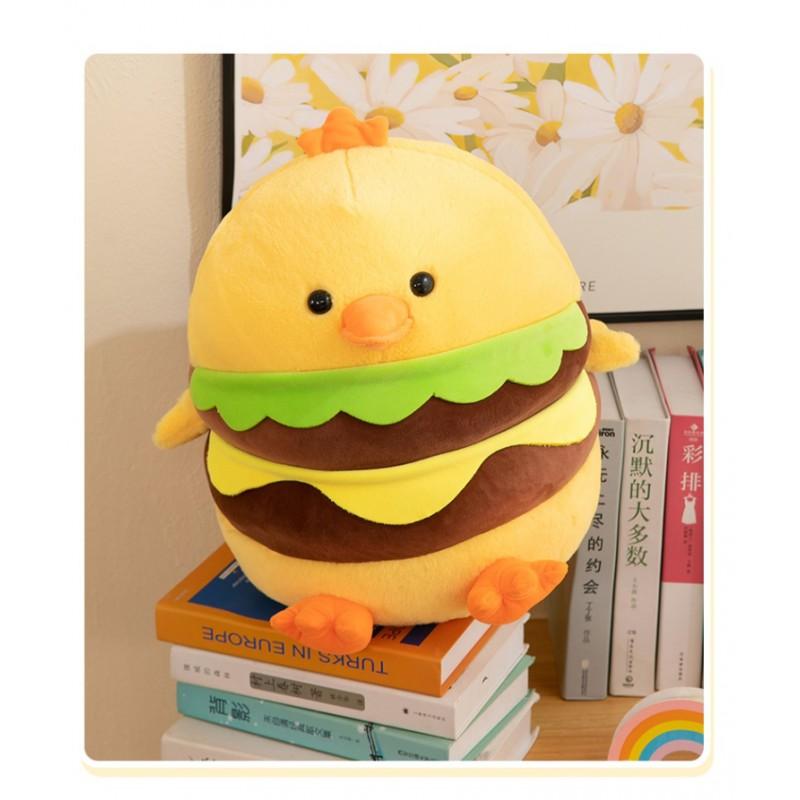 Мягкая Плюшевая Курица Игрушка для Детей 30см 40см 50см Желтое Мягкое Животное Подушка Декор для Спальни Офиса
