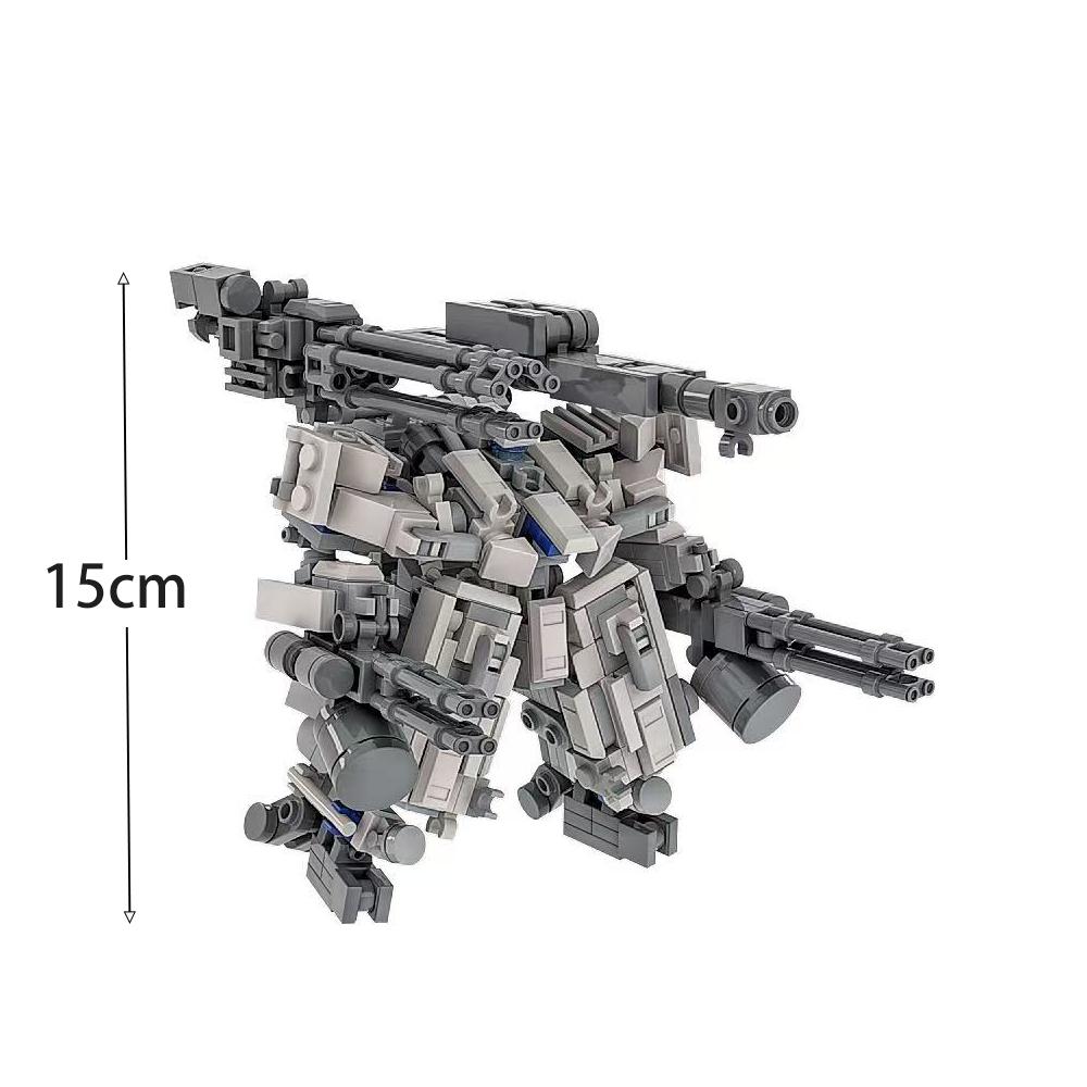 Оригинальный MOC Блоки для сборки Робот-броневик Ядро Разрушитель Бронированный Военный Сборная игрушка для мальчиков отлично подходит для ежедневного использования