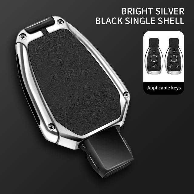 Чехол для дистанционного ключа автомобиля из цинкового сплава, брелок для Mercedes Benz ABCE Class GLA CLA GLC CLS W204 W221 W205 W176 W212 W463 AMG