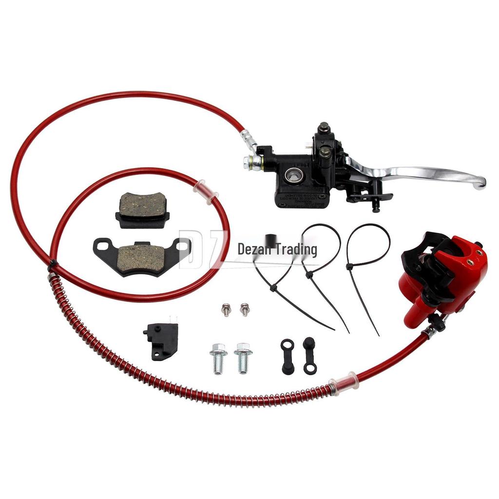 ATV Beach Buggy Brake Kit 50CC-125CC: Hand Rear Brake, Upper/Lower Pump, Disc Assembly, Brake Pads