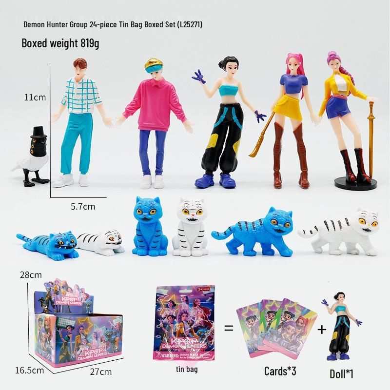 Плюшевый охотник на демонов K-pop: Аниме Модель Звездного Тигра для Трансграничной Торговли