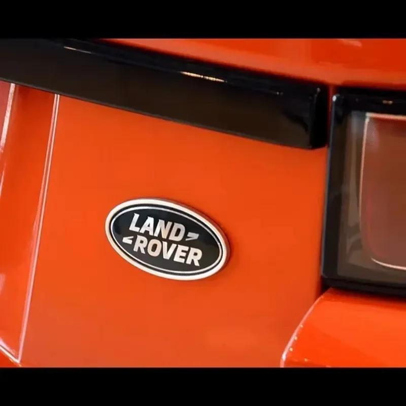Car Front Grille Emblem Rear trunk Logo Badge Sticker Accessories For Land Rover Discovery 2 3 4 Range Rover Freelander SVR XS1