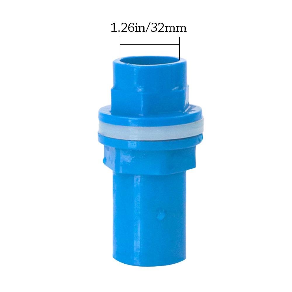 New 20~50mm Drainage Connector PVC Pipe Waterproof Straight Fitting Fittings Thread Drain Joint Home