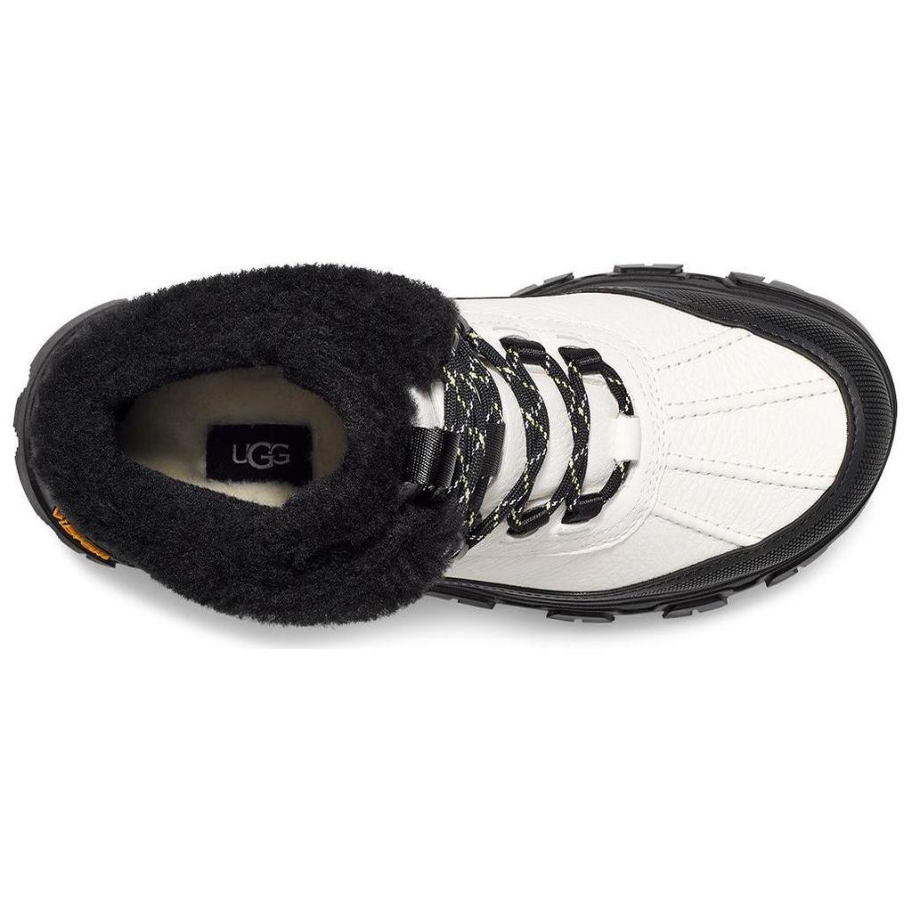 UGG Модные удобные короткие ботинки Adirondack Leather Outdoor Boots Unisex, белые 1169031-WHT