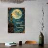 Металлический Плакат Ретро Вдохновляющая Цитата Никогда Не Переставай Мечтать Настенное Искусство Декор Дома