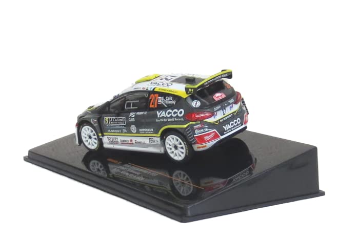 Ixo Model Ford Fiesta R5 Mk II 22 Monte Carlo Tisinsky scale RAM842 #27 E. Cais/P. 1/43