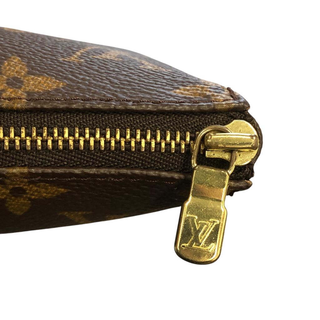 Б/у Louis Vuitton Monogram Pochette Accessoires M40712 Холст Коричневый Аутентичный 1210