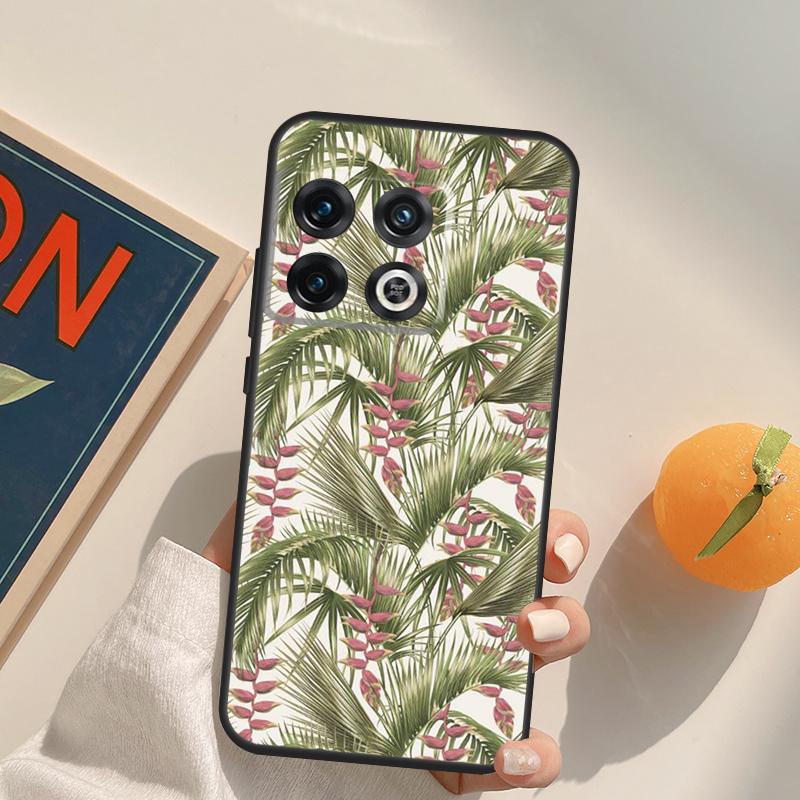 Летний Растение Пальма Зеленый Лист Алоха Чехол Для OnePlus Ace 8T 9R 9RT 10T 8 9 11 10 Pro Чехол Для OnePlus Nord 2 2T N10 N20 N100 CE