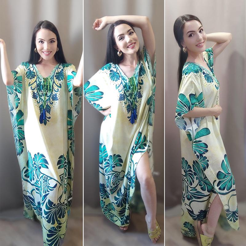 Женская пляжная туника в стиле бохо