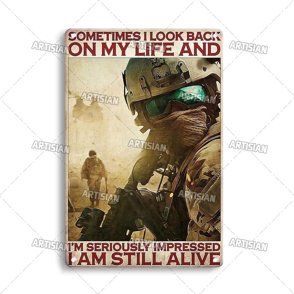 Артизанальный армейский металлический знак «Солдат», жестяная табличка «Патриотизм», «Война», декоративный плакат, настенный декор, гараж, бар, паб, клуб, отель, кухня, дом