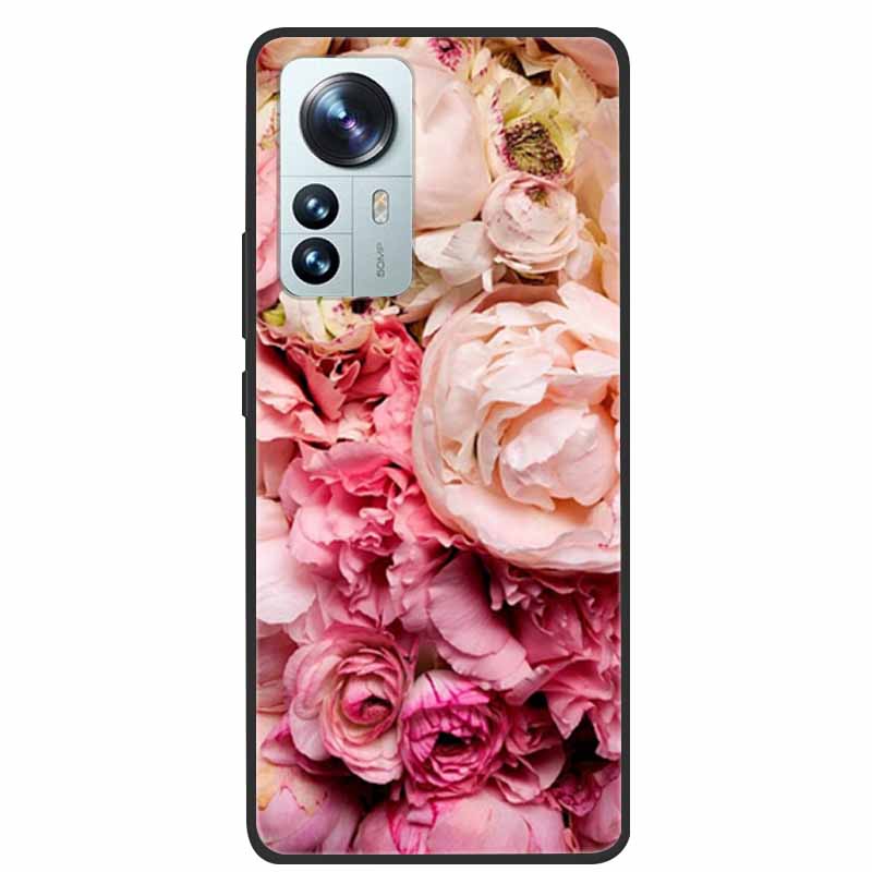 Чехол для телефона Xiaomi 12T Pro Чехол-крышка Лев Волк Черный Мягкий Силиконовый Чехол Для Xiaomi 12T Pro Задняя Крышка Чехол 12 T 12TPro Funda Capa