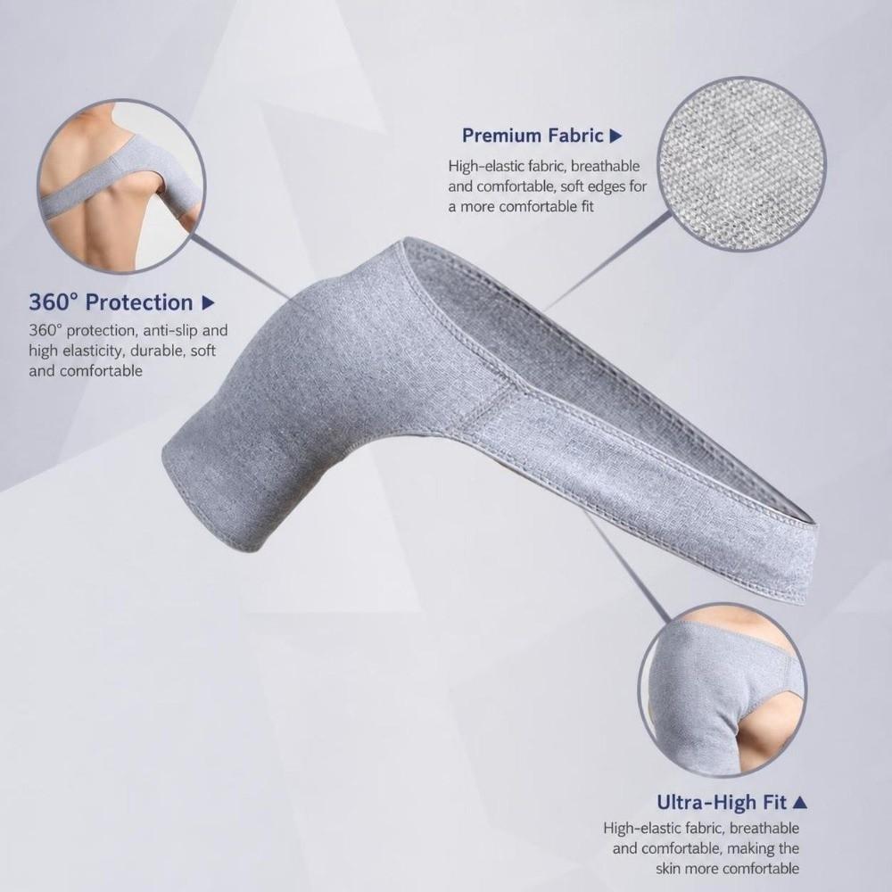 Elastic Wrap Shoulder Support Brace Adjustable Strap Rotator Cuff Brace Sports Use