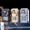 Kerosene Mecha New Retro No Fuel Windproof Lighter Metal Rocker Lighter Metal Cigarette Lighters GZW