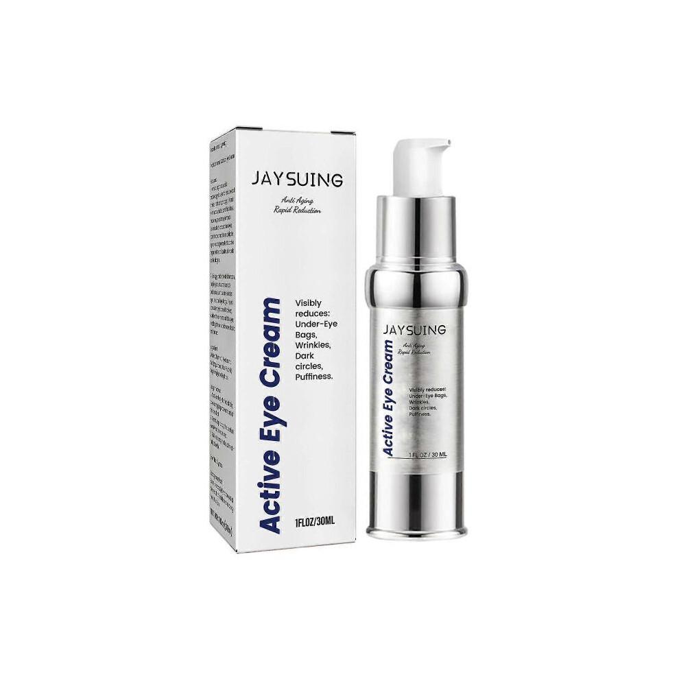 Jaysuing Active Eye Cream Fade Fine Lines Eye Bags Dark Circles Hydrating and Firming Eye Skin Anti-Wrinkle Eye Cream