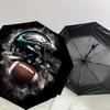 1pc Philadelphia Eagles Helmet Art Print Umbrella with Plastic Handle,Suitable for All Seasons Home Travel Outdoor UmbrellaDD447