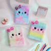 Office Supplies Tie-dyed Plush A6 Stationery Hand Account Book Notebook Pocket Book Diary Book