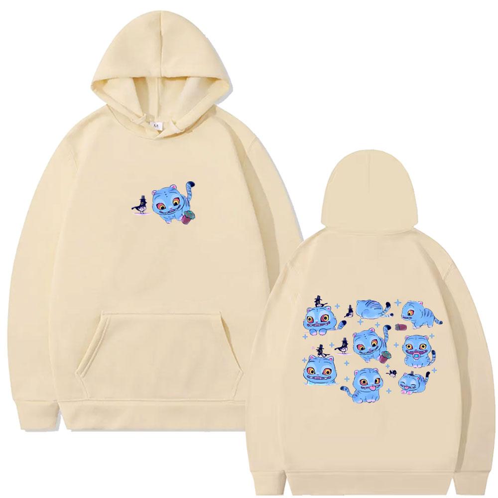 K-pop Толстовка с графикой охотников на демонов, Смешная толстовка с капюшоном с принтом дерпи-тигра, Мужские и женские модные толстовки