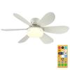 2 In 1 Socket Fan Light with Remote Control Ceiling Fans with LED Lights 3 Gear Adjustable Dimmable Fan Light for Garage Office