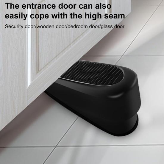 Пружинный дверной стопор, клиновой настенный протектор, прочный, регулируемый по высоте, противоскользящее резиновое дно