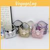 Детская сумочка-бабочка с блестками и цепочкой, из прочного ПУ, для девочек, для повседневного ношения