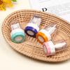 New Fashion Rotatable Candy Color Contact Lens Case Travel Glasses Lenses Box For Unisex Eyes Care Kit Holder Container