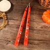 Halloween Colorful Tapered Printed Long Stem Candle Home Non-romantic Pointed Stem Wax
