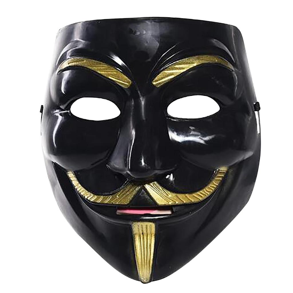 Hackers Mask White V For Vendetta Halloween Face Mask Costume Cosplay Party Costume Fright Props Halloween Party Decorations