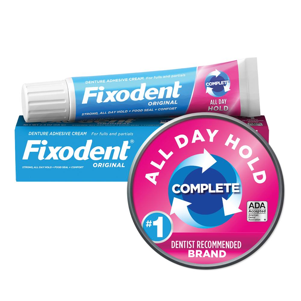 Клей-фиксатор для зубных протезов сильный Original Fixodent 40 г