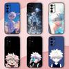 Чехол для телефона с аниме H-Hunter K-Killua для Samsung S24, S21, S22, S23, S30, Ultra, S20, Plus, Fe, Lite, Note, 10, 9, 5G Черный Мягкий