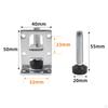 4 шт. L-образные ножки для выравнивания мебели, аксессуары с резьбой M10 для тяжелых условий эксплуатации со стопорными гайками для