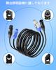 CERRXIAN 2M Кабель-удлинитель DMX, совместимый с PowerCon, 13AWG Кабель для интеграции питания переменного тока и сигнала DMX512 XLR для сценического освещения, концертов и мероприятий