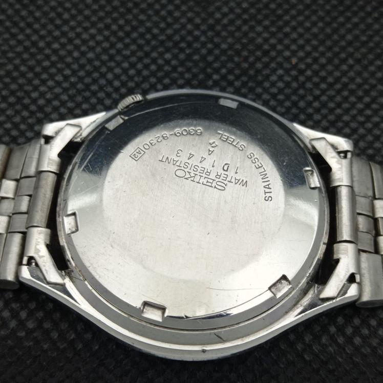 Б/У винтажные часы SEIKO 5 AUTOMATIC 6319A JAPAN MENS D/D RED 608d-a315619-2